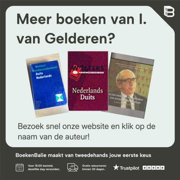 Wolters handwoordenboek / Nederlands-Duits / Wolters, Boeken, Verzenden, Zo goed als nieuw, I. van Gelderen
