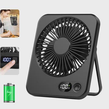 Mini Draagbare USB Ventilator met Powerbank Functie - Koelin, Verzenden, Nieuw