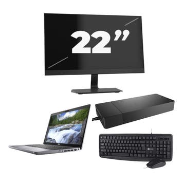 Dell Latitude 5510 -   i5-10e  8GB  - 256GB  + 1x 22 inch ., Computers en Software, Windows Laptops, Verzenden, 8 GB, Refurbished