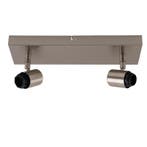 Aluminium plafondfitting zilver, Rika, Ophalen of Verzenden, Nieuw, Metaal, Basis