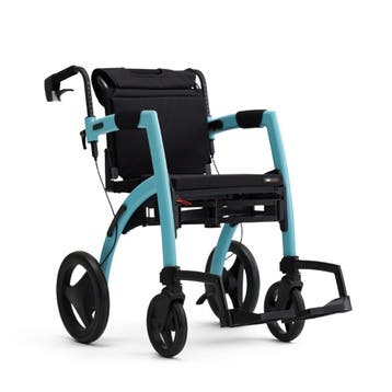 Rollz Motion – Rollator en Rolstoel in Eén - Wit M, Diversen, Rollators, Ophalen of Verzenden, Nieuw