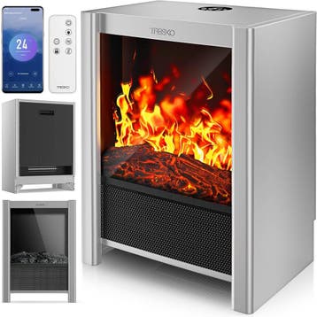 Sfeerhaard elektrisch - Elektrische haard - Met verwarming -, Huis en Inrichting, Haarden, Verzenden, Zo goed als nieuw