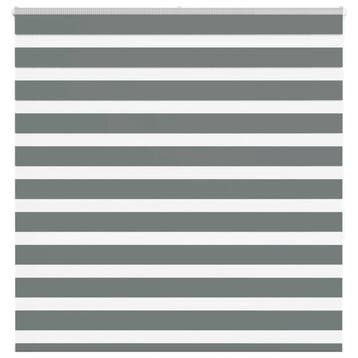 vidaXL Zebra rolgordijn 145x150 cm stofbreedte 140,9 cm, Verzenden, Nieuw, Grijs