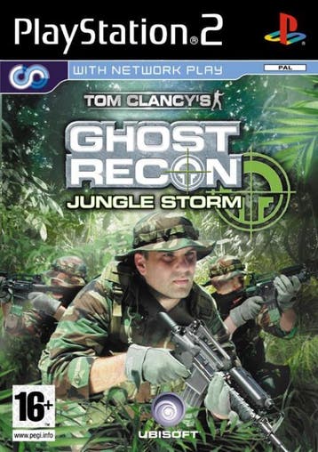 Ghost Recon Jungle Storm - Playstation 2 - Geek Out!, Shooter, 2 spelers, Eén computer, Zo goed als nieuw