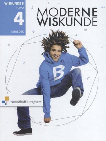 9789001841546 Moderne Wiskunde havo 4 wiskunde B Leerboek, Verzenden, Zo goed als nieuw, Harm Bakker