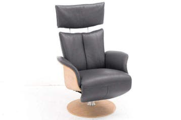 Relaxfauteuil Heesch - relaxfauteuils - Grijs, Huis en Inrichting, Stoelen, Nieuw, Grijs, Stof