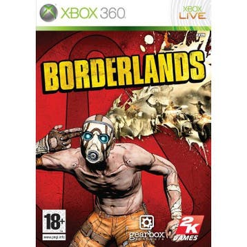 Xbox 360 Borderlands, Verzenden, Zo goed als nieuw