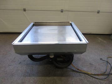 Inbouw koelplaat – B71,5 x D78,5 x H21 cm - met ingebouwde, Gebruikt
