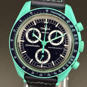 Omega x Swatch - Mission on Earth POLAR LIGHTS - Zonder, Nieuw