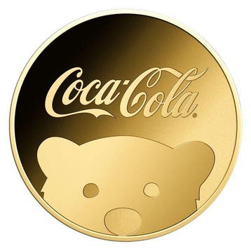 Tsjaad. 3000 Francs 1/1000 oz 999 Fine Gold Coca-Cola Polar, Postzegels en Munten