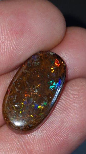 Queensland Boulderopaal-edelsteen Cabochon- 4 g - (1)