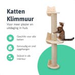 2dekans | Katten klimmuur - Krabpaal - 2 Plateaus - Katten, Dieren en Toebehoren, Ophalen of Verzenden, Zo goed als nieuw