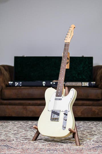 Del-Tone 60s T-style | Aged Vintage White, Nieuw