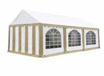 Premium Partytent PVC 4x6x2 mtr in Wit-Beige (4x6 meter), Tuin en Terras, Partytenten, Verzenden, Nieuw, 2 meter of meer, Partytent
