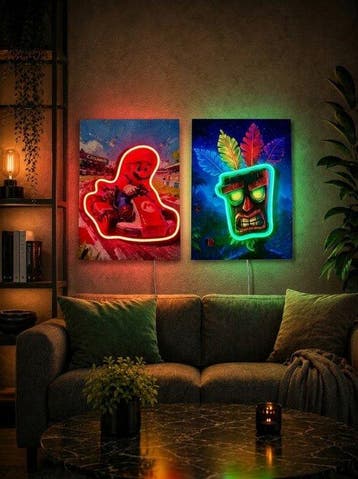 LEDMansion - Gaming Legends Duo – Mario Kart & Aku Aku, Nieuw
