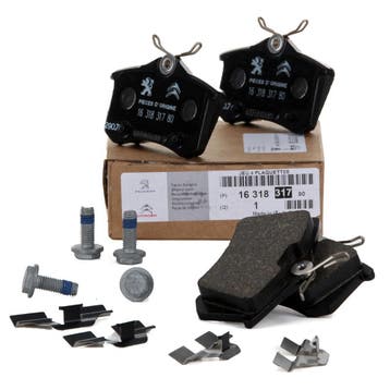 Remblokken Achter Peugeot Audi VW Renault AKTIE!!, Ophalen of Verzenden, Nieuw