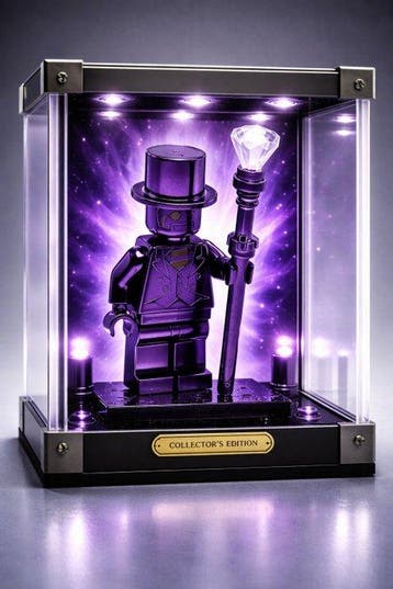 Lego Minifiguur - Minifigures - Chrome Gold Plated Mr Gold, Nieuw