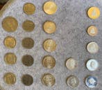 Italië. 1000 + 500 + 200 + 100 + 5 Lire 1879 - 1988 (21