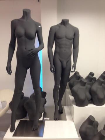 *TIP*  Headless herenfiguur antraciet, Ophalen of Verzenden