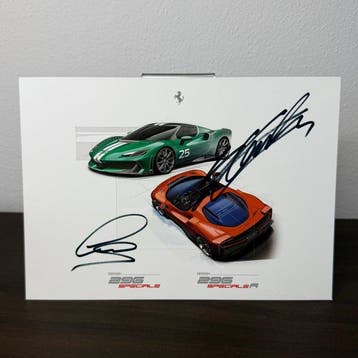 Ferrari 296 Speciale & Speciale A - Official Fan Card -, Nieuw