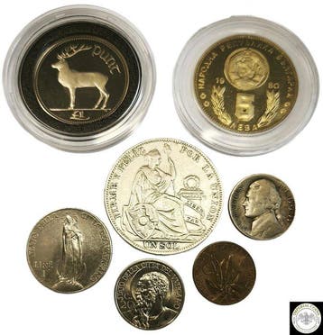 Vaticaan, Peru, Ierland, Verenigde Staten, Bulgarije. Lot of