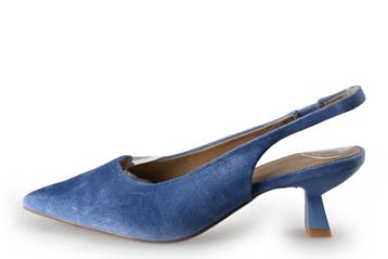 Manfield Slingbacks in maat 38 Blauw, Kleding | Dames, Manfield, Gedragen, Verzenden, Blauw