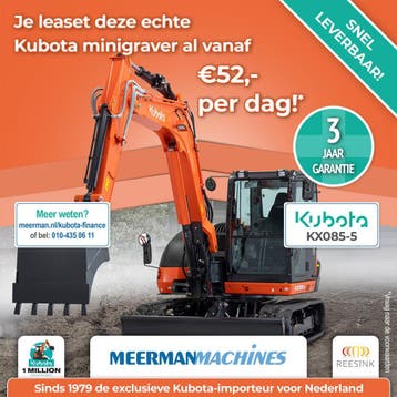 Kubota KX085-5 2026 (Al vanaf €89.150, snel leverbaar!), Ophalen of Verzenden, Graafmachine