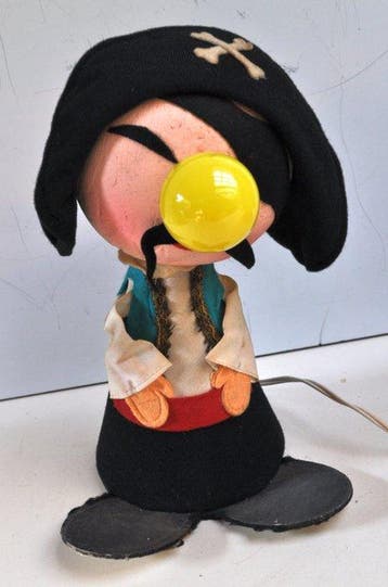manifattura italiana - Speelgoed Pirata - lampada vintage -