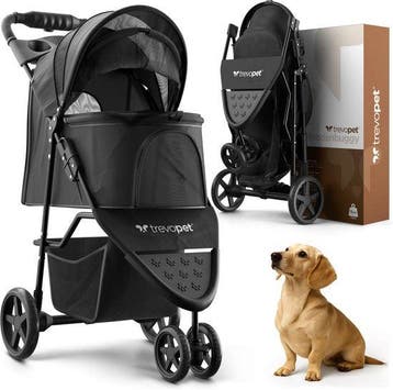 2dekans | TrevoPet® Inklapbare Hondenbuggy - Voor Kleine en, Dieren en Toebehoren, Ophalen of Verzenden, Zo goed als nieuw