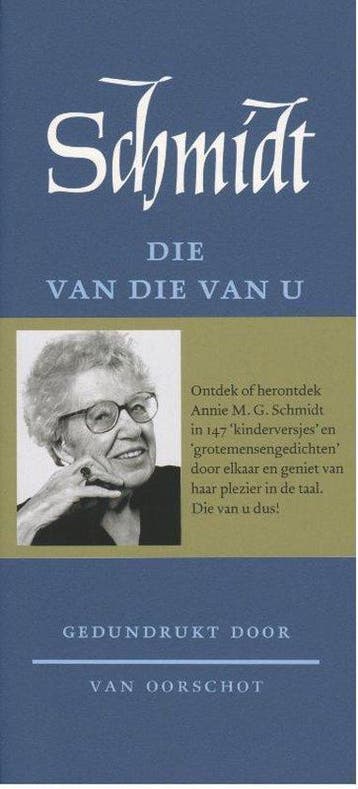 Die van die van u, Ophalen of Verzenden, Nieuw