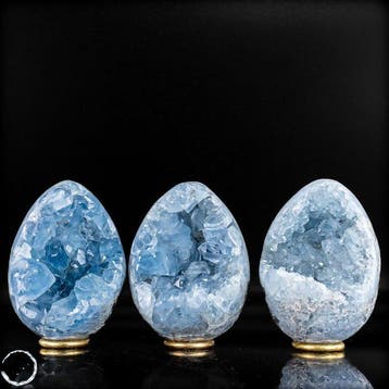 Adembenemend Celestiet-Ei-Drusen-Set – hemelsblauw, Verzamelen