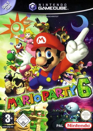 Gamecube Mario Party 6, Spelcomputers en Games, Games | Nintendo GameCube, Verzenden, Zo goed als nieuw