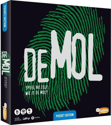 Just Games Wie is de Mol? Pocketspel (Nieuw), Verzenden, Nieuw