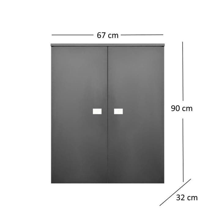 Kolomkast Sanicare Q5 2 Soft-Close Deuren 90 cm Truffel, Huis en Inrichting, Badkamer | Badkamermeubels, Ophalen of Verzenden