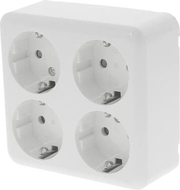 - Q-Link WCD opbouw 4voud -RAwit, Ophalen of Verzenden, Nieuw