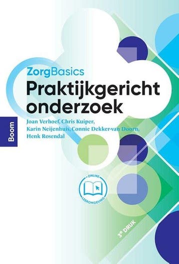 9789024453139 ZorgBasics Praktijkgericht onderzoek, Boeken, Schoolboeken, Verzenden, Nieuw, Joan Verhoef
