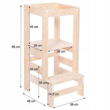 Houten Leertoren | Berken Multiplex | Premium | OP=OP, Ophalen of Verzenden, Nieuw, Tafel