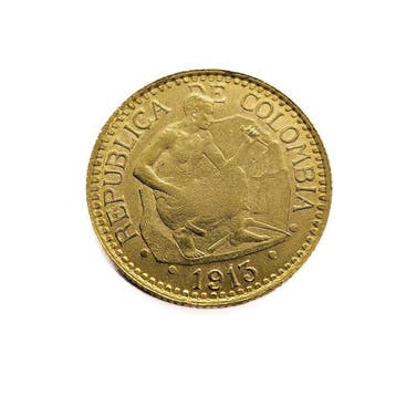 Colombia. 5 Pesos 1913