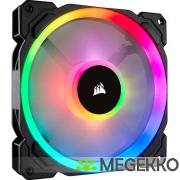 Corsair LL Series, LL140 RGB, 140mm Dual Light Loop RGB LED, Verzenden, Nieuw