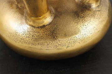 Handgemaakte vaas KIYA 25cm goud met vijf openingen, Huis en Inrichting, Woonaccessoires | Vazen, Ophalen of Verzenden, Nieuw