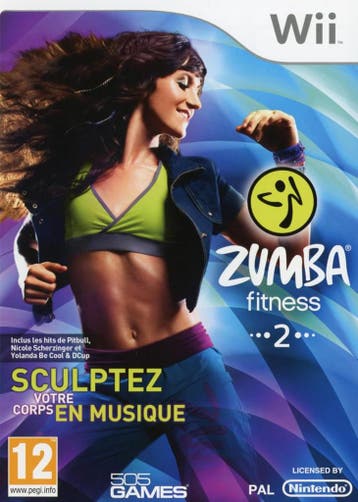 Zumba Fitness 2 (game only)(verpakking Frans, game Engels..., Spelcomputers en Games, Games | Nintendo Wii, Verzenden, Gebruikt