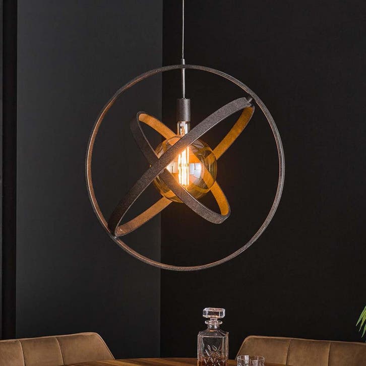 *WOONWINKEL* Hanglamp Metalen Cirkels, Huis en Inrichting, Lampen | Hanglampen, Nieuw, Verzenden