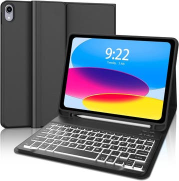Tablethoes ipad 10 (2022) + toetsenbord | retourdeal 45%..., Computers en Software, IPad 10e Generatie 10,9" 2022, 11 inch, JADEMALL
