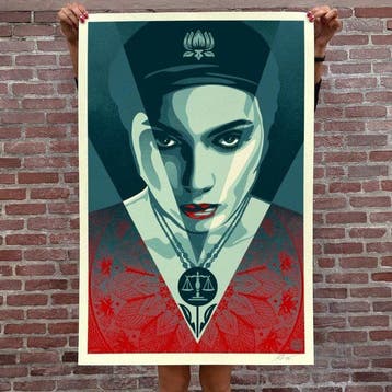 Shepard Fairey (OBEY) (1970) - Justice Woman