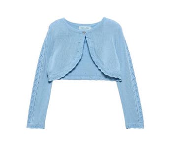 Abel & Lula Tricot bolero blauw baby - 86 (12-18 maanden), Ophalen of Verzenden, Nieuw