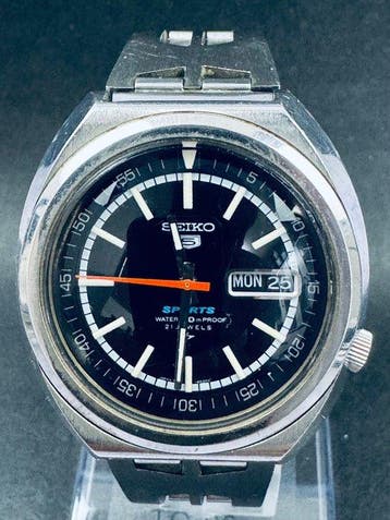 Seiko - 5 Sports - Zonder minimumprijs - 7019-6010 - Heren -