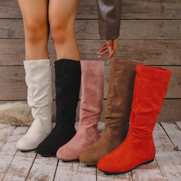 Dames Laarzen - Comfortabele Suède Motorschoenen voor de Win, Kleding | Dames, Schoenen, Verzenden, Nieuw