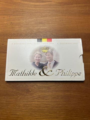 België. Albert II. 250 Frank 1999 Philippe en Mathilde