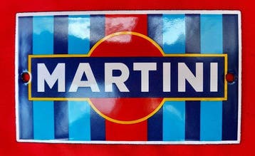 Aus Sammlung Martini - Emaille bord - Metaal, Emaille