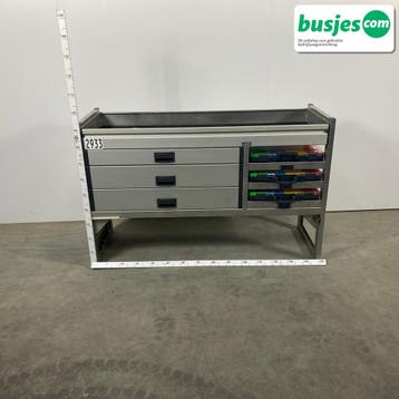 Aluca bedrijfswageninrichting 1500x520x950mm (2933), Ophalen of Verzenden